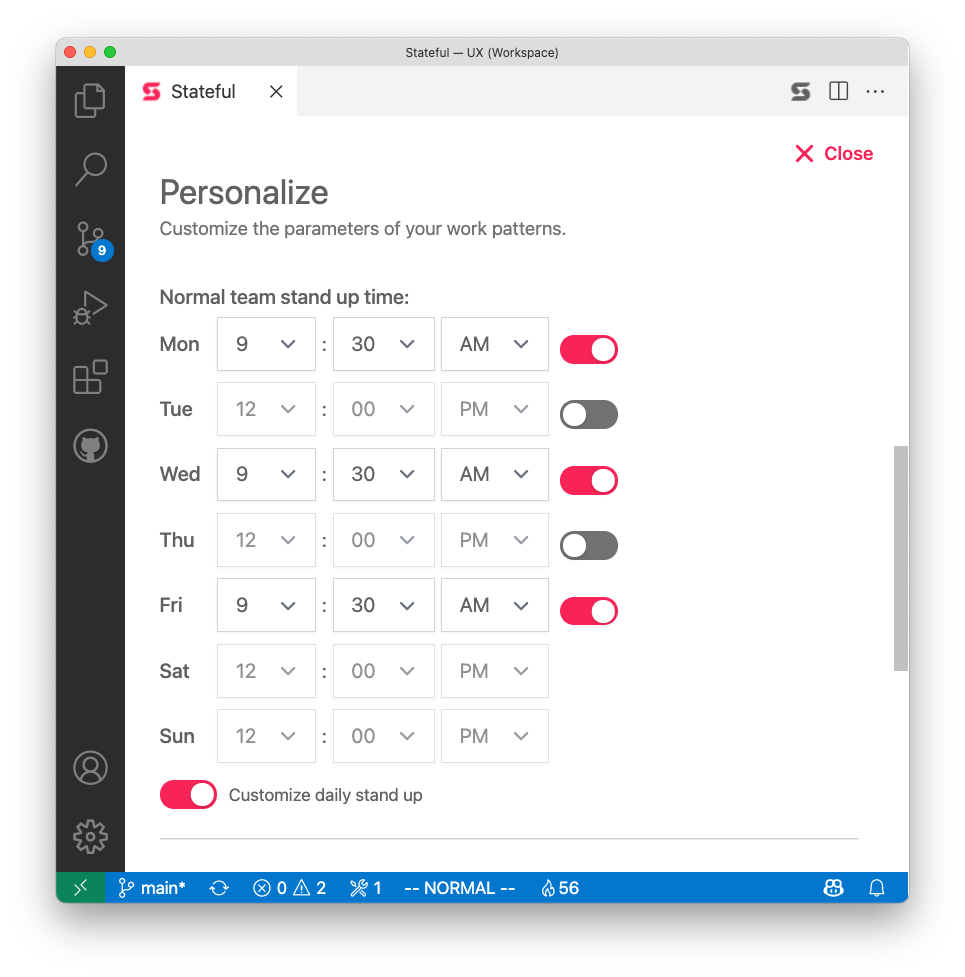 UX Personalize